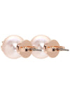 Crystal Pearl Stud Earring Rose - TORY BURCH - BALAAN 5