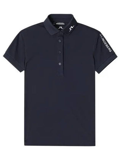 Women's Tour Tech Golf Polo Navy - J.LINDEBERG - BALAAN 2