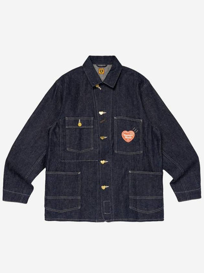 Coverall Denim Jacket Indigo Blue - HUMAN MADE - BALAAN 2