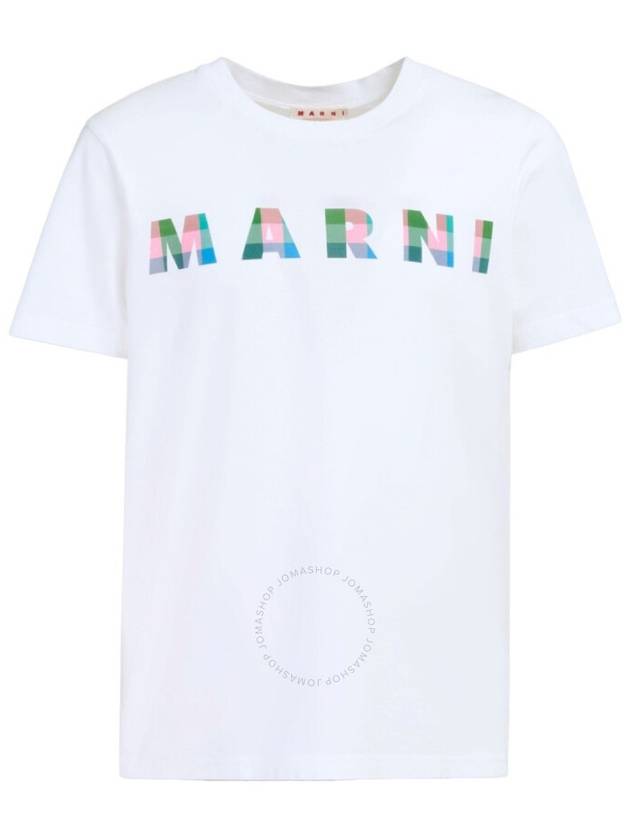 Marni Logo Print Cotton T Shirt Brand Size 44 US Size 34 - MARNI - BALAAN 1