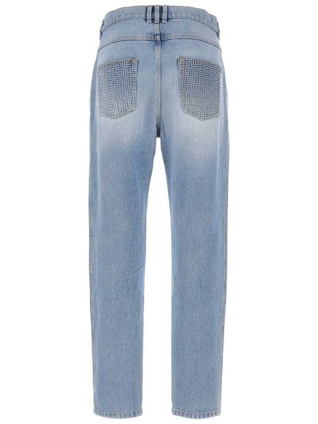 Fade Denim Jeans Blue - BALMAIN - BALAAN 3