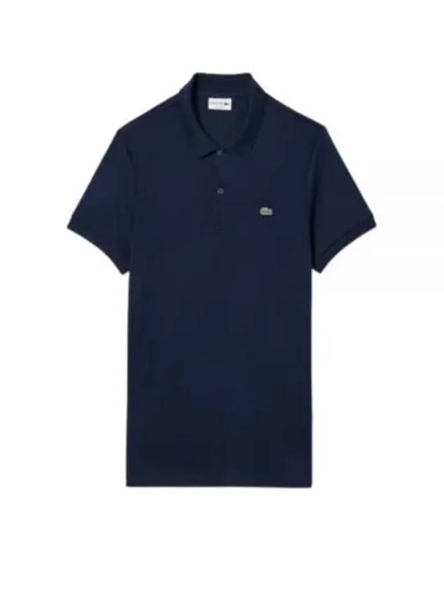 Men’s Regular Fit Pima Cotton Polo Shirt Navy - LACOSTE - BALAAN 2