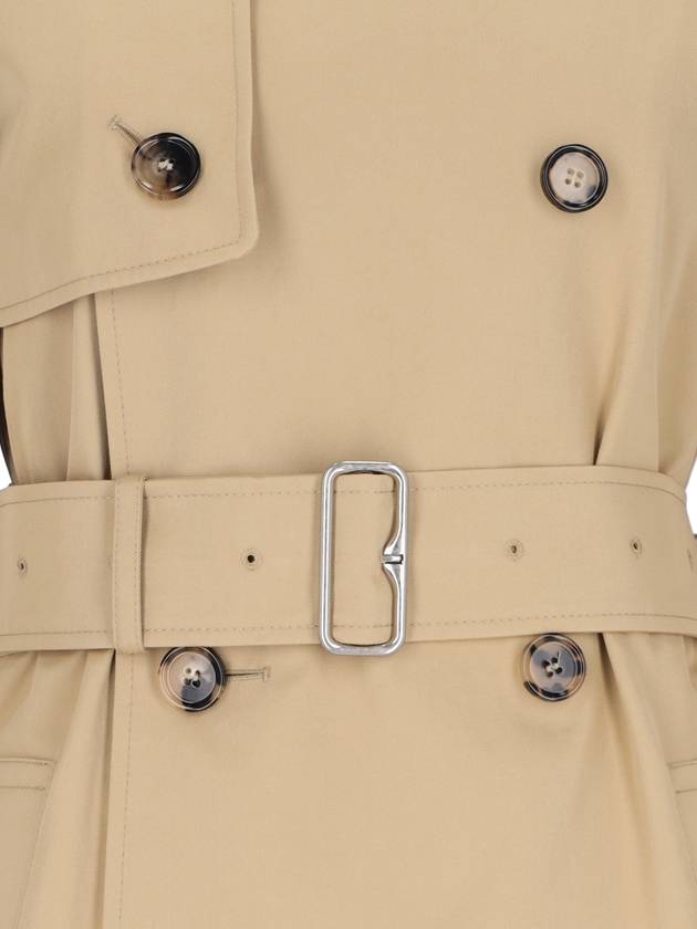 Notched Lapel Trench Coat Beige - BURBERRY - BALAAN 4