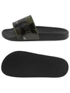 Embossed Logo Camouflage Pattern Slippers Black - GIVENCHY - BALAAN 5