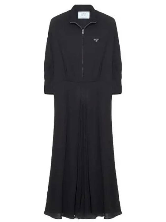 Viscose Long Dress Women s One Piece - PRADA - BALAAN 1