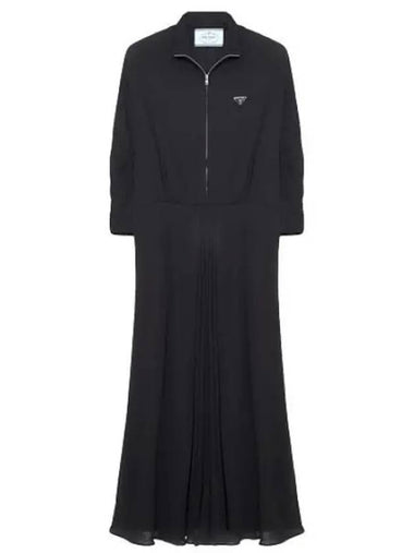 Viscose Long Dress Women s One Piece - PRADA - BALAAN 1