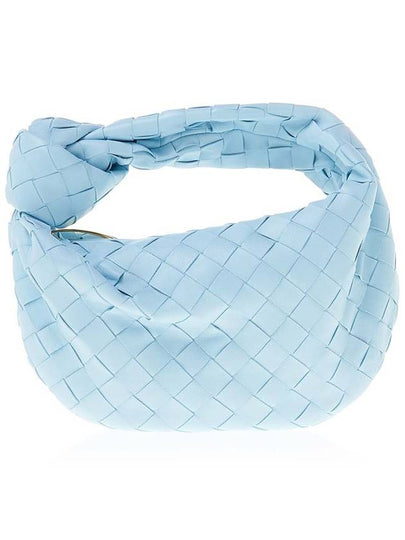 Jodie Intrecciato Small Tote Bag Blue - BOTTEGA VENETA - BALAAN 2