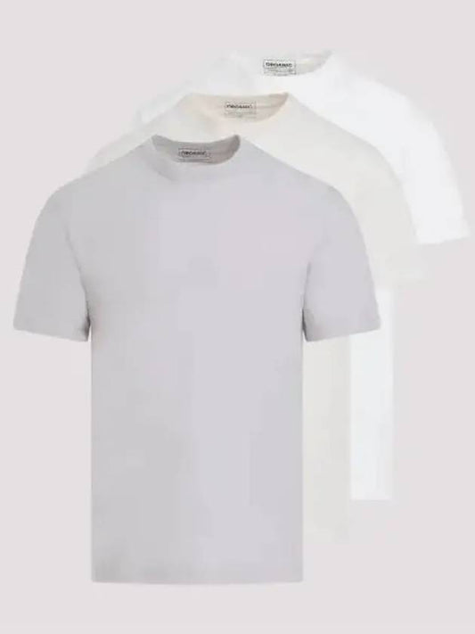 Men's Organic Jersey Short Sleeve T-Shirt 3 Pack Set - MAISON MARGIELA - BALAAN 2