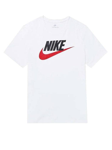 Men's Futura Icon Short Sleeve T-Shirt White - NIKE - BALAAN 1