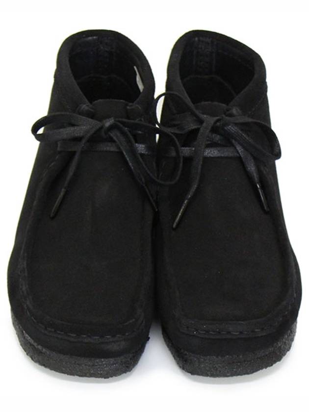 Wallabee Suede Ankle Boots Black - CLARKS - BALAAN 3