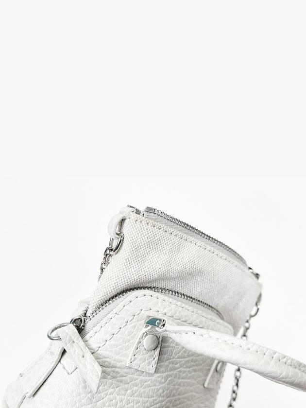 Maison Margiela White 5AC Micro Mini Baby Chain Shoulder Bag Crossbag 4VMMB30353 - MAISON MARGIELA - BALAAN 9