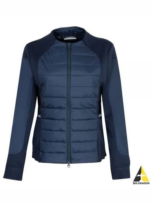 Women's Keisha Golf Padded Jacket Navy - J.LINDEBERG - BALAAN 2