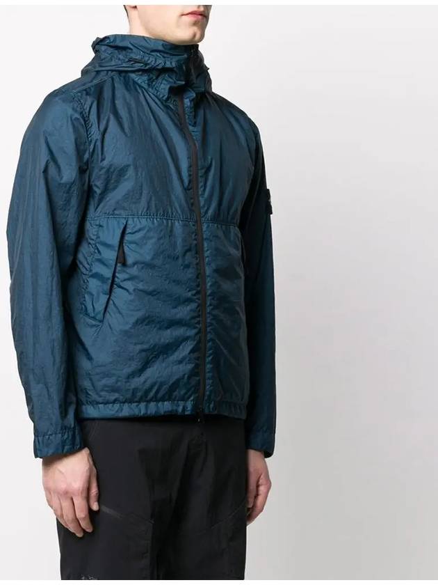 Membrana Hooded Jacket Navy - STONE ISLAND - BALAAN 4