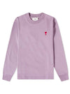 Small Heart Logo Long Sleeve T-Shirt Parma - AMI - BALAAN 1