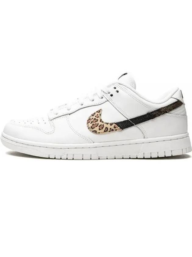 Dunk Low Top SE Sneakers Leopard White - NIKE - BALAAN 2