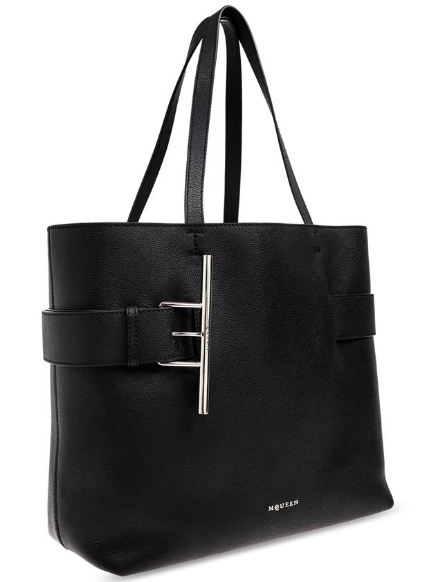 Alexander McQueen Bag T-Bar Sling, Women's, Black - ALEXANDER MCQUEEN - BALAAN 4