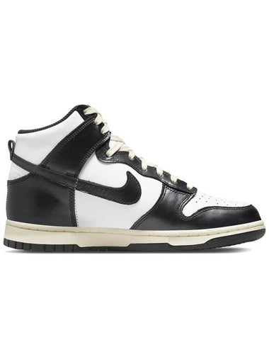 Dunk High Top Sneakers Vintage Black - NIKE - BALAAN 1