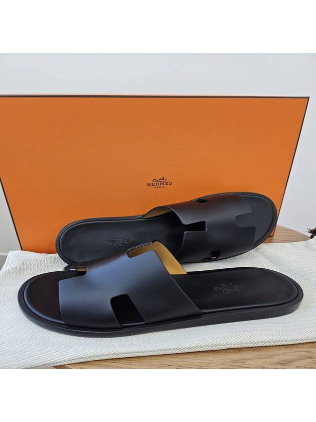 Izmir Sandal Calfskin & Noir - HERMES - BALAAN 10