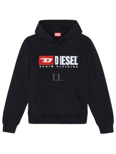 S Ginn Div Hoodie Black - DIESEL - BALAAN 2