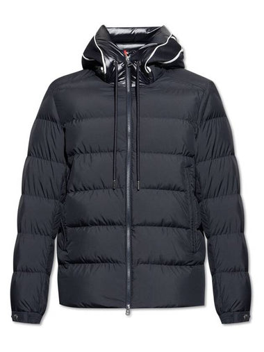 Cardere Hooded Short Padded Navy - MONCLER - BALAAN 1