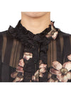 Women's Mia Philippa Blouse Black - ALLSAINTS - BALAAN 7