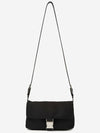 Rosa Nylon Shoulder Bag Black - MINOC - BALAAN 4