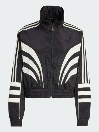 Atlanta Cut Line Loose Nylon Track Jacket Black - ADIDAS - BALAAN 2