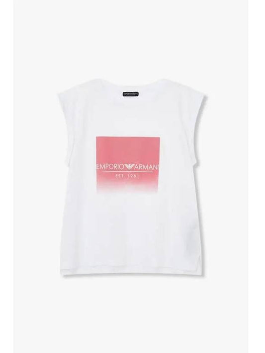 UNDERWEAR Women s Fade Out Logo Lounge Tank Top White - EMPORIO ARMANI - BALAAN 1