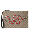 GG Supreme Kingsnake Clutch Bag - GUCCI - BALAAN.