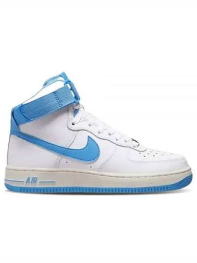 Women's Air Force 1 High OG QS High Top Sneakers University Blue - NIKE - BALAAN 2