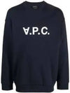 Eliot Logo Sweatshirt Navy - A.P.C. - BALAAN 2