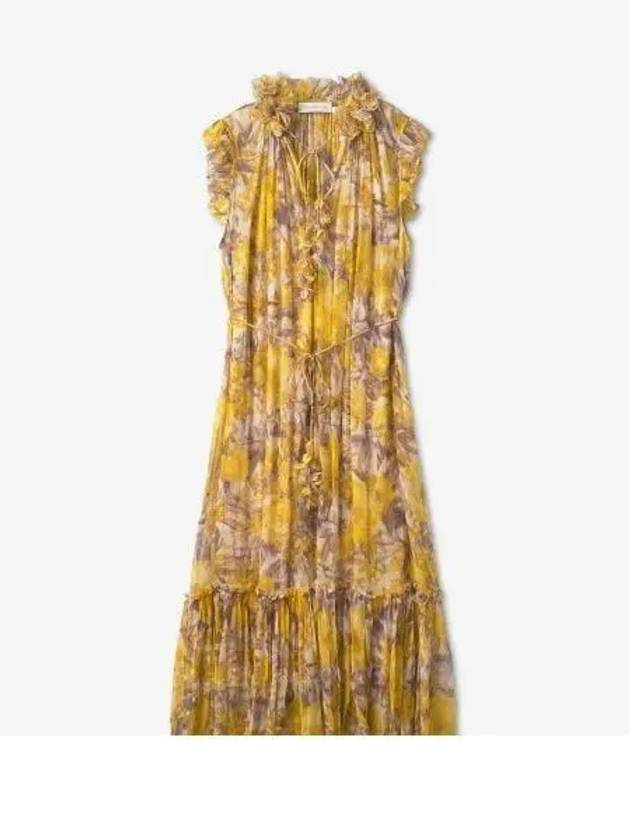 Women's Floral Long Dress Yellow - ZIMMERMANN - BALAAN 2