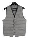 Men s Sun Poncho Toe Down Vest PI002ULE 12456Z 9406 GRIGIO PERLA HNC144gr - HERNO - BALAAN 1