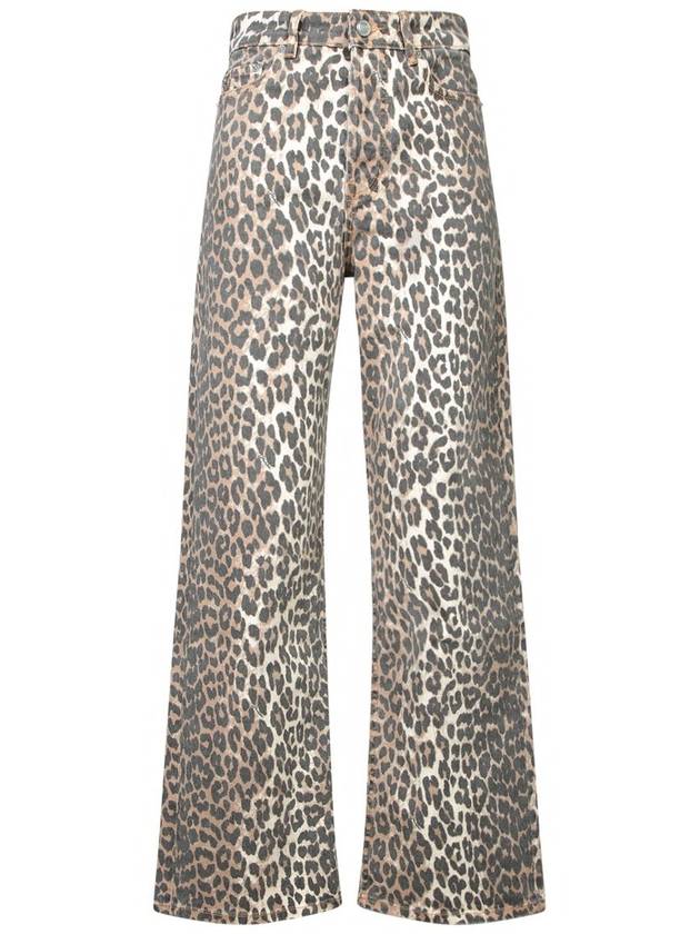 Ganni Animal Jeans "Izey" - GANNI - BALAAN 1