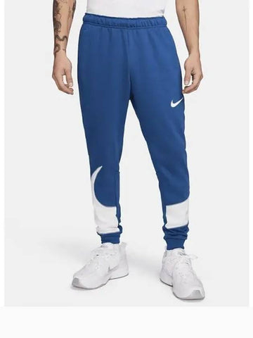 Dry Fit Men s Tapered Fitness Pants Coat Blue Summit White FB8578 476 700638 - NIKE - BALAAN 1