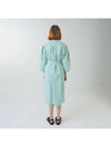 Women's Puff Sleeve Long Dress Mint - VOYONN - BALAAN 8