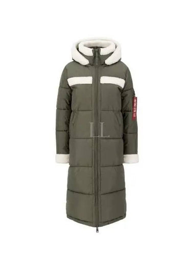 Women s Long Padded Jumper 108007 01 SAGE GREEN - ALPHA INDUSTRIES - BALAAN 1