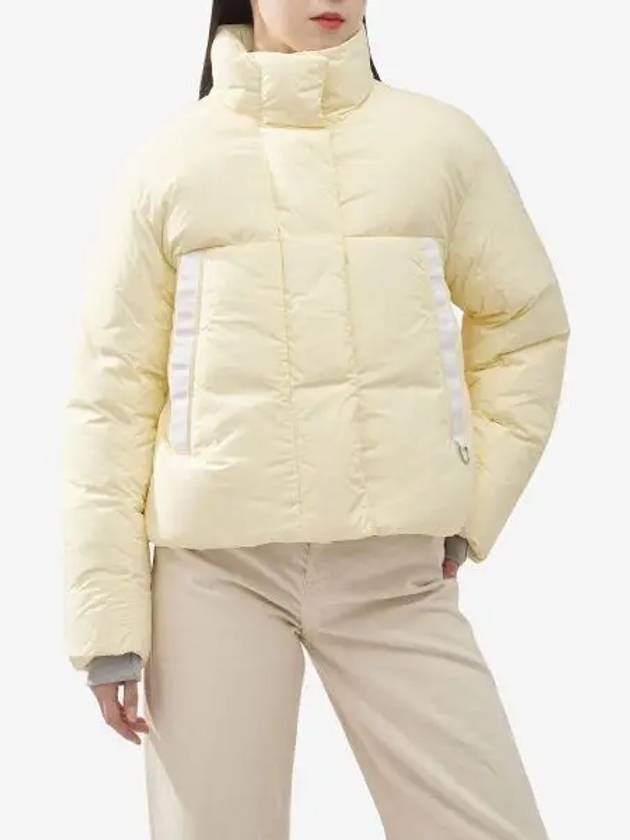 Junction Crop Puffer Padding Light Yellow 2620WW1207 - CANADA GOOSE - BALAAN 1