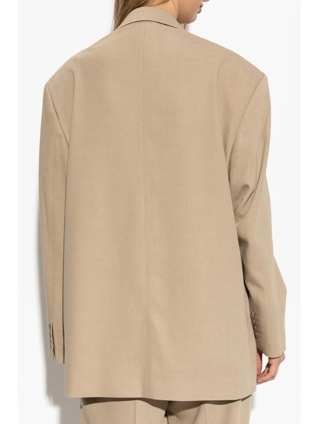 Acne Studios Blazer With Pockets, Women's, Beige - ACNE STUDIOS - BALAAN 4