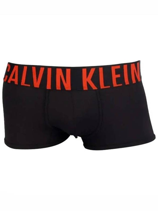 Men's Logo Drawn Briefs Bend Orange Black - CALVIN KLEIN - BALAAN 1