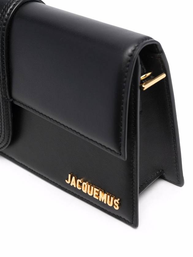 Le Bambino Long Flap Shoulder Bag Black - JACQUEMUS - BALAAN 4