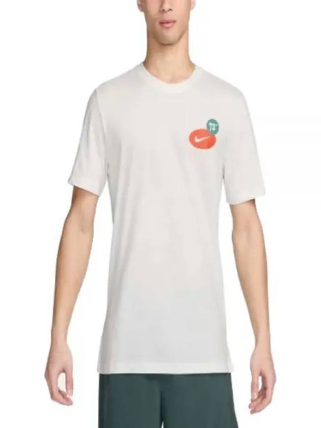 Dri-Fit Graphic Print Short Sleeve T-Shirt White - NIKE - BALAAN 2