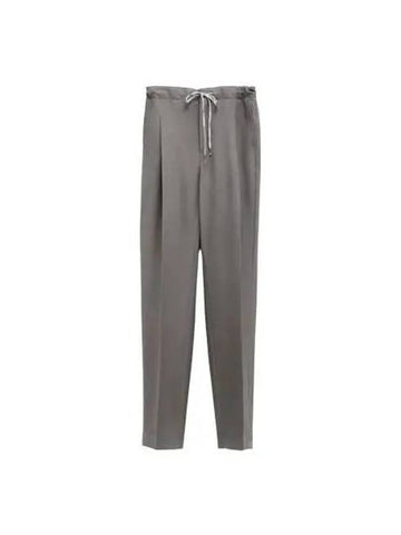 Women s Stitched Laces Wool Pants Gray S51KA0572 S54954 - MAISON MARGIELA - BALAAN 1