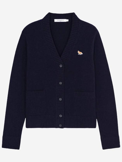 Baby Fox Patch Boxy Cardigan Navy - MAISON KITSUNE - BALAAN 2