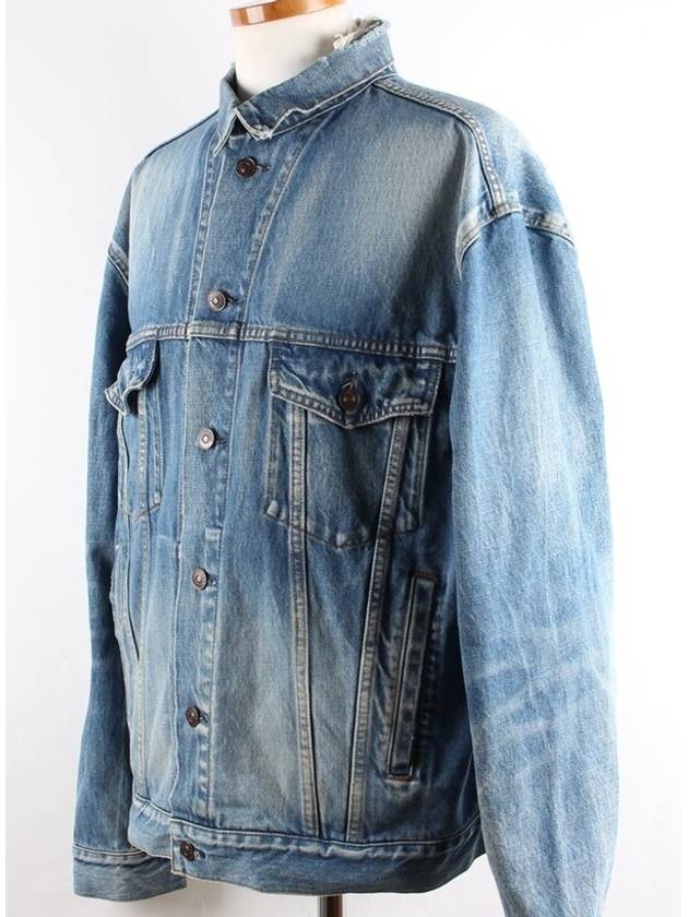 Back logo denim jacket 34 - BALENCIAGA - BALAAN 3