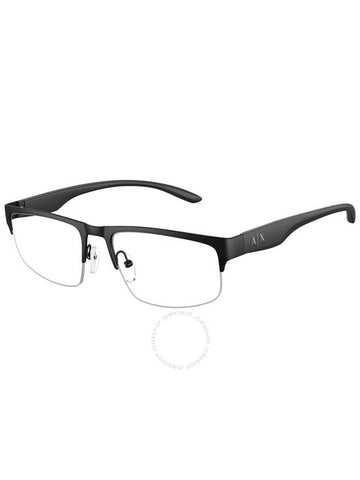 Armani Exchange Demo Rectangular Men's Eyeglasses AX1054 6000 55 - ARMANI EXCHANGE - BALAAN 1