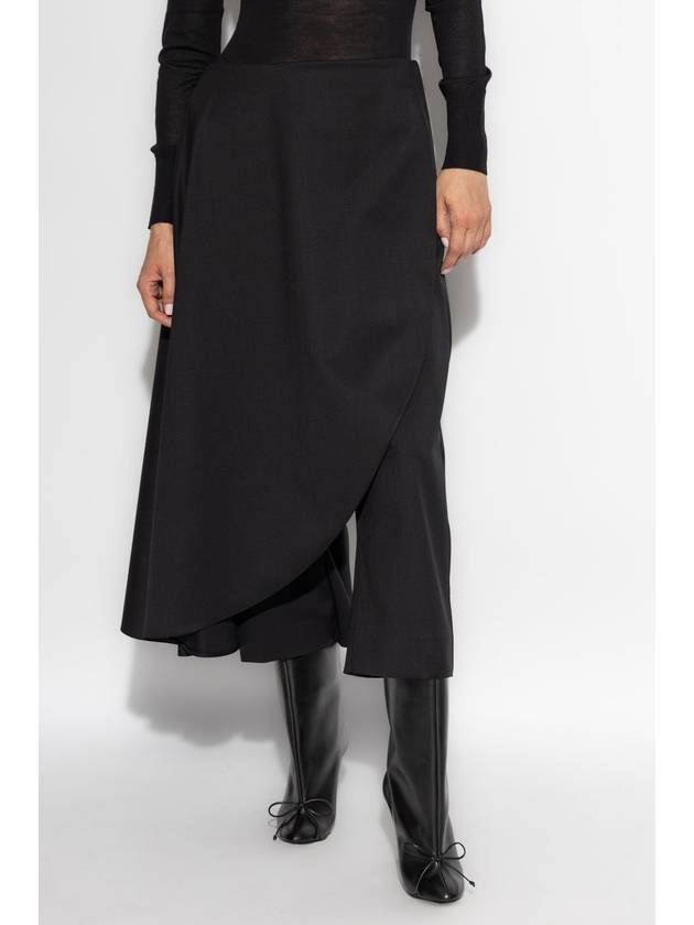 Azmitrical Skirt Wide Pants Black - ALAIA - BALAAN 4