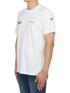 Logo Motif Short Sleeve T-shirt White - MONCLER - BALAAN 3