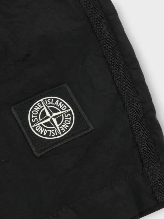 Swimming Nylon Trunk Shorts Black - STONE ISLAND - BALAAN 6