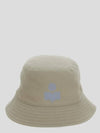 Haley Embroidered Logo Bucket Hat Ivory - ISABEL MARANT - BALAAN 2